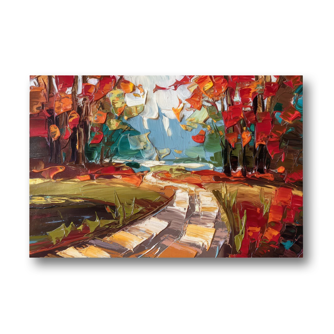 Durham Autumn Colors - Canvas Wall Art - Front