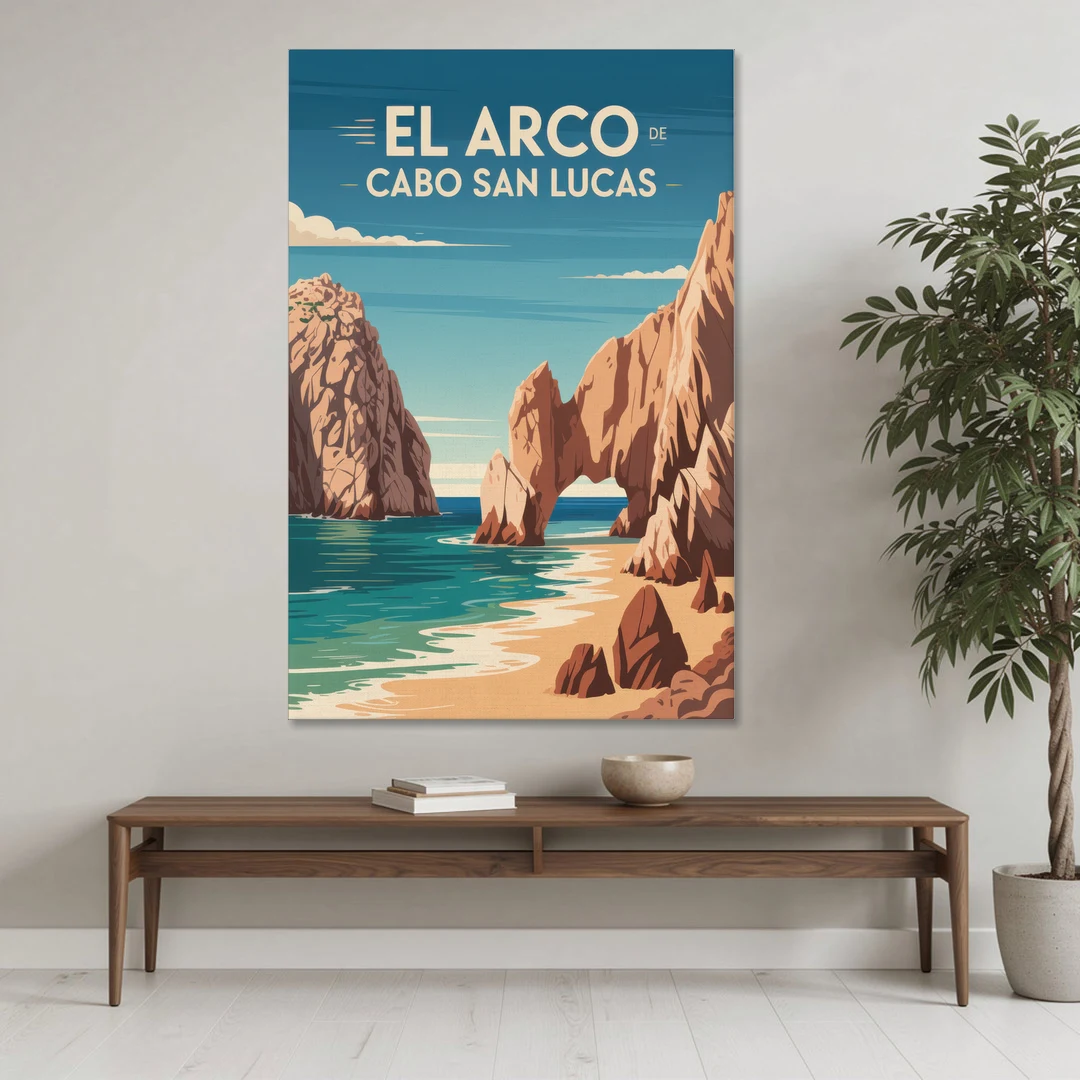 El Arco de Cabo San Lucas - Canvas Wall Art - Coffee Table - 40x60