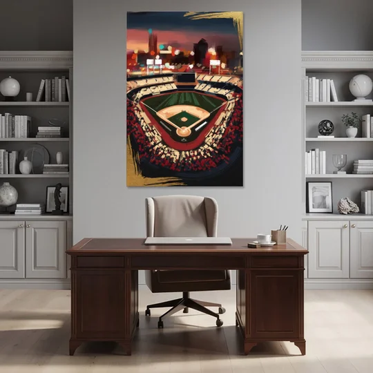 El Paso Chihuahuas Baseball - Canvas Wall Art - Office - 40x60