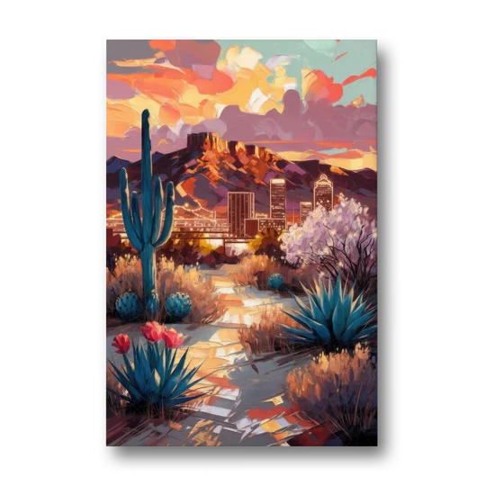 El Paso Cultural Heritage - Canvas Wall Art - Front