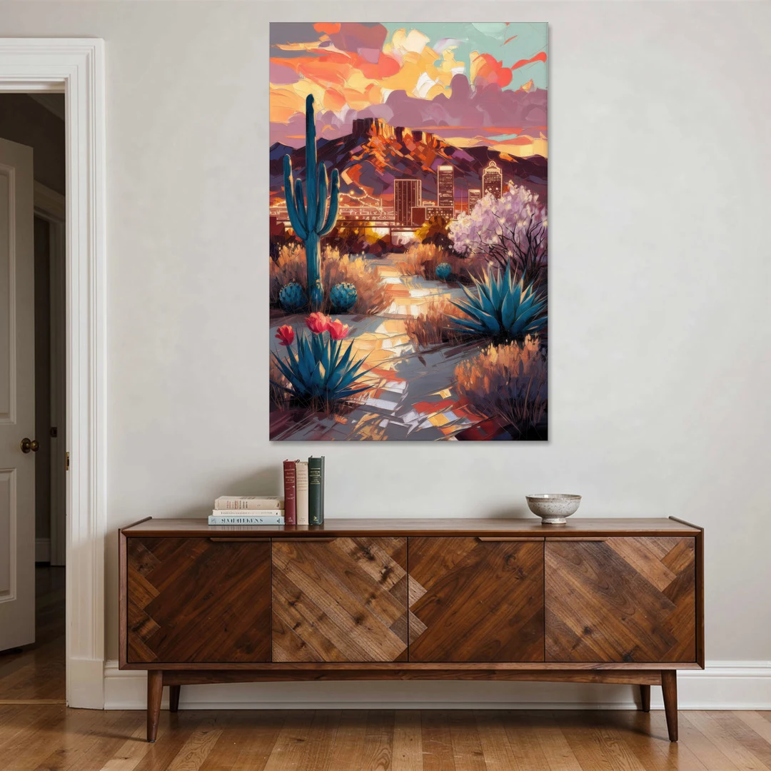 El Paso Cultural Heritage - Canvas Wall Art - Coffee Table - 40x60