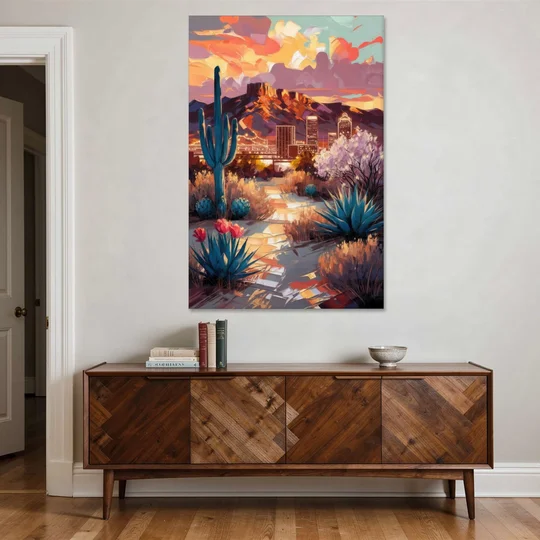 El Paso Cultural Heritage - Canvas Wall Art - Coffee Table - 40x60