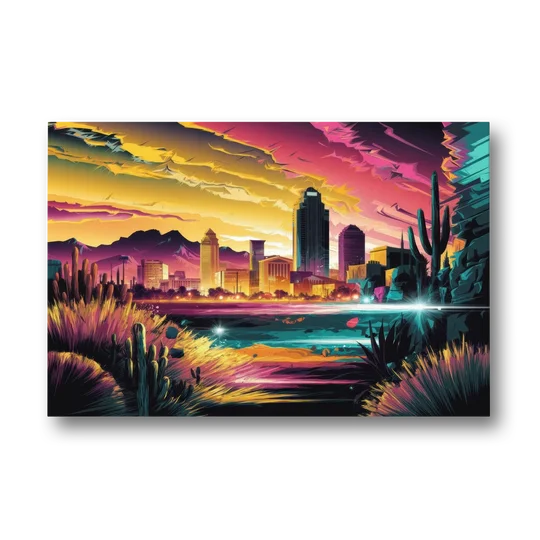El Paso Scenic Landscape - Canvas Wall Art - Front