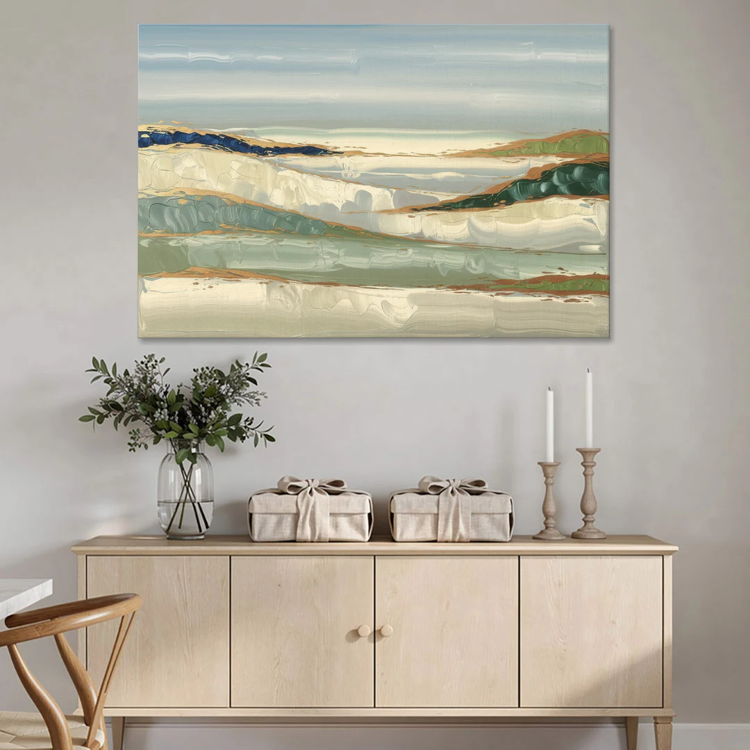 Eugene Abstract Landscape - Canvas Wall Art - Coffee Table - 60x40