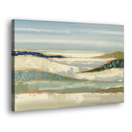 Eugene Abstract Landscape - Canvas Wall Art - Side