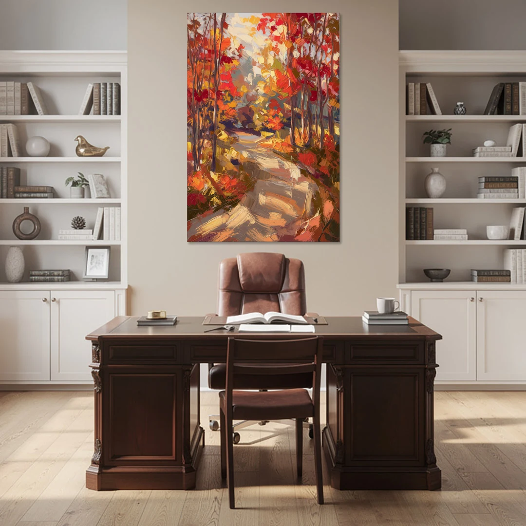 Eugene Autumn Scene - Canvas Wall Art - Office - 40x60