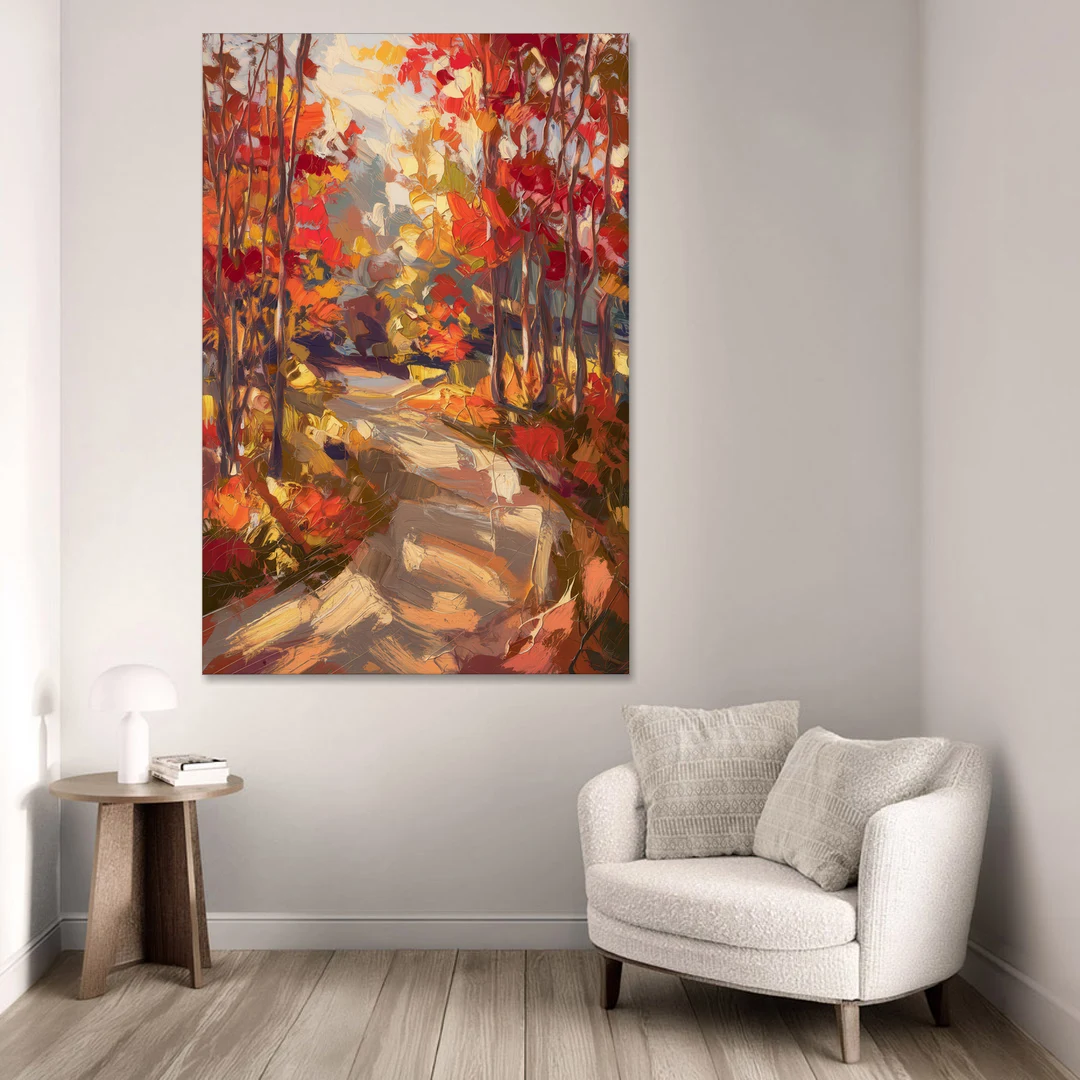 Eugene Autumn Scene - Canvas Wall Art - Sofa - 40x60