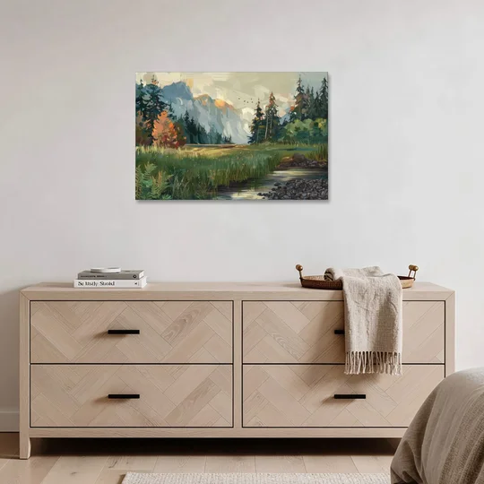 Eugene Pacific Northwest Style - Canvas Wall Art - Coffee Table - 36x24