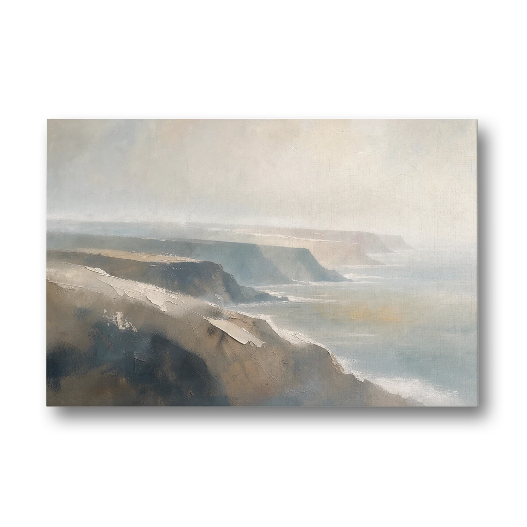 Extra Large Canvas Wall Art of Misty Headlands - Canvas Wall Art - Front