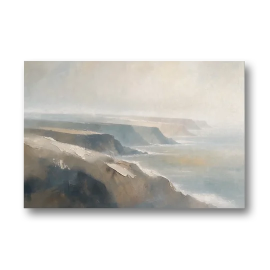 Extra Large Canvas Wall Art of Misty Headlands - Canvas Wall Art - Front