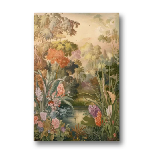 Fayetteville Botanical Gardens - Canvas Wall Art - Front