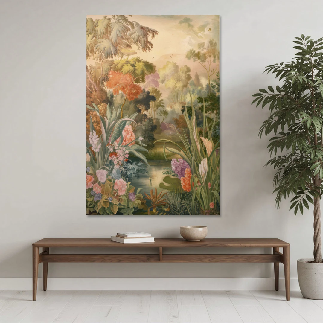 Fayetteville Botanical Gardens - Canvas Wall Art - Coffee Table - 40x60