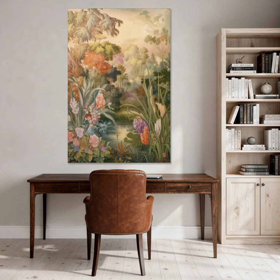 Fayetteville Botanical Gardens - Canvas Wall Art - Office - 40x60