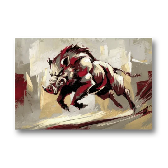 Arkansas Razorbacks Pride - Canvas Wall Art - Front