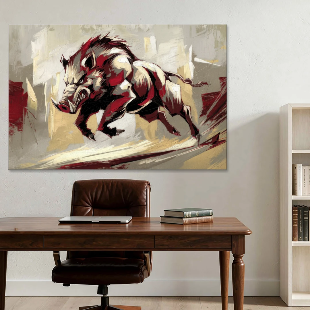 Arkansas Razorbacks Pride - Canvas Wall Art - Office - 60x40