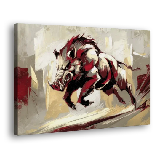 Arkansas Razorbacks Pride - Canvas Wall Art - Side
