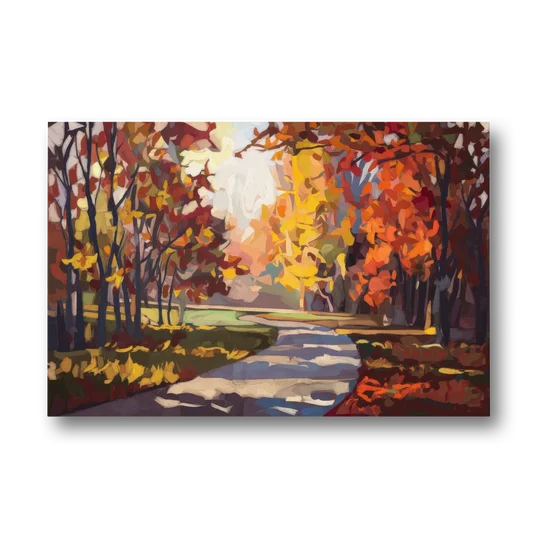 Fort Wayne Autumn Colors - Canvas Wall Art - Front