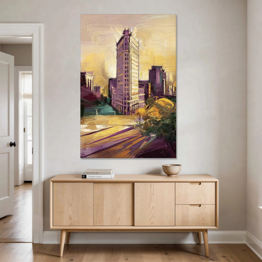 Fort Worth Historic Architecture - Canvas Wall Art - Coffee Table - 40x60