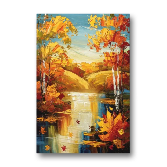 Franklin Autumn Vibes - Canvas Wall Art - Front