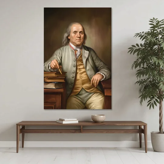 Franklin Cultural Heritage - Canvas Wall Art - Coffee Table - 40x60