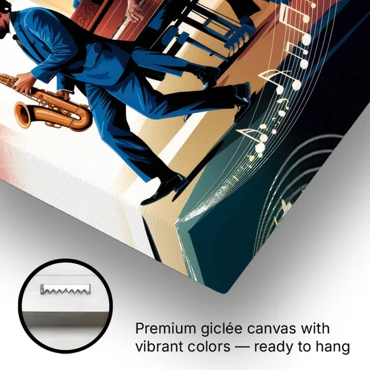 Franklin Music Legacy - Canvas Wall Art - Gallery Wrap Corner