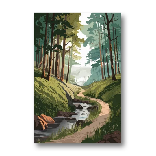 Franklin Nature Trails - Canvas Wall Art - Front
