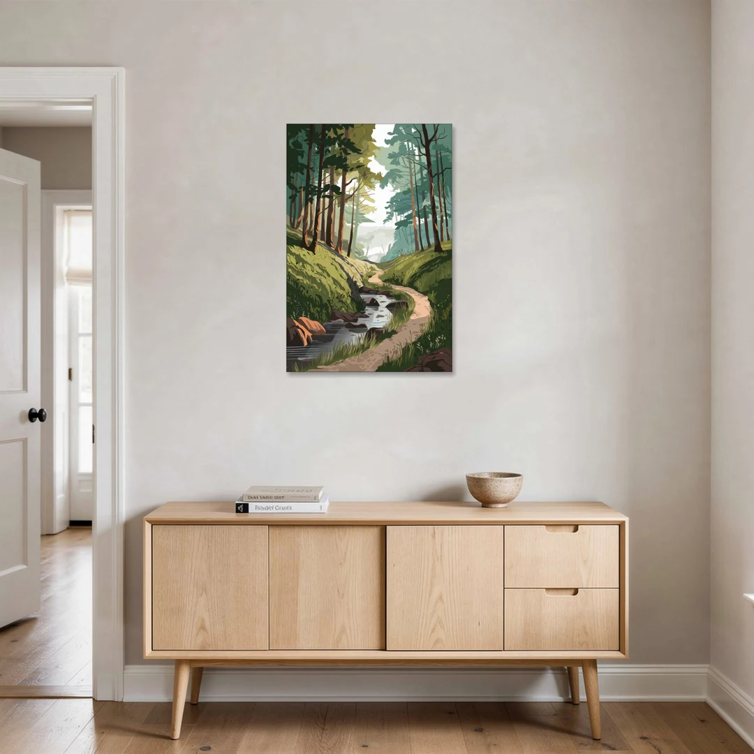 Franklin Nature Trails - Canvas Wall Art - Coffee Table - 24x36