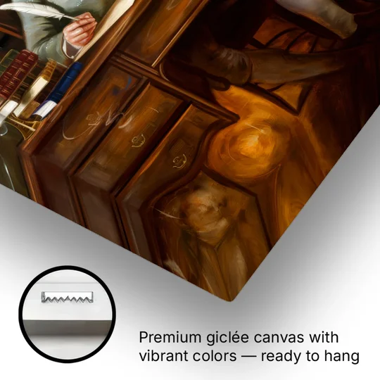 Franklin Timeless Elegance - Canvas Wall Art - Gallery Wrap Corner