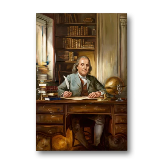 Franklin Timeless Elegance - Canvas Wall Art - Front