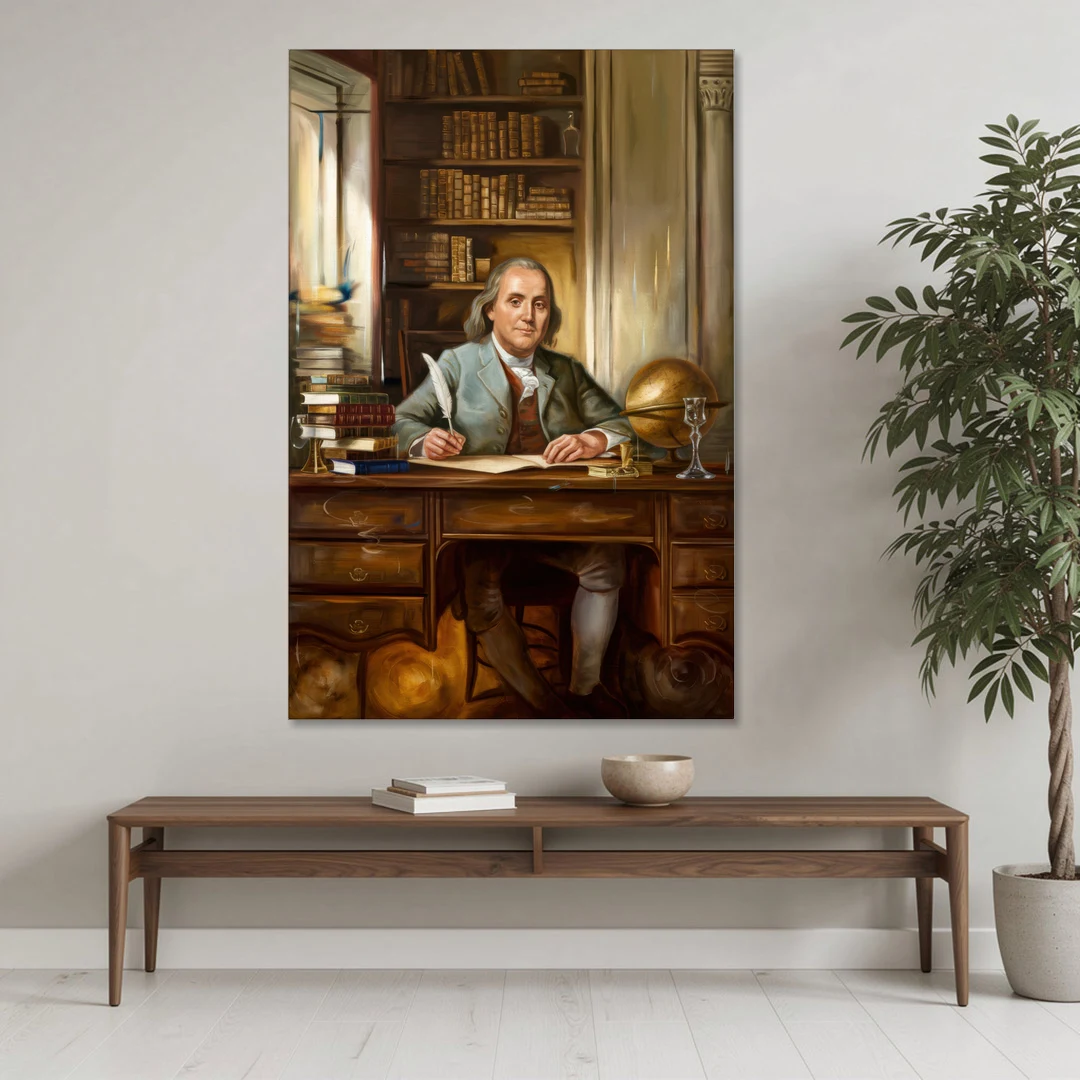 Franklin Timeless Elegance - Canvas Wall Art - Coffee Table - 40x60