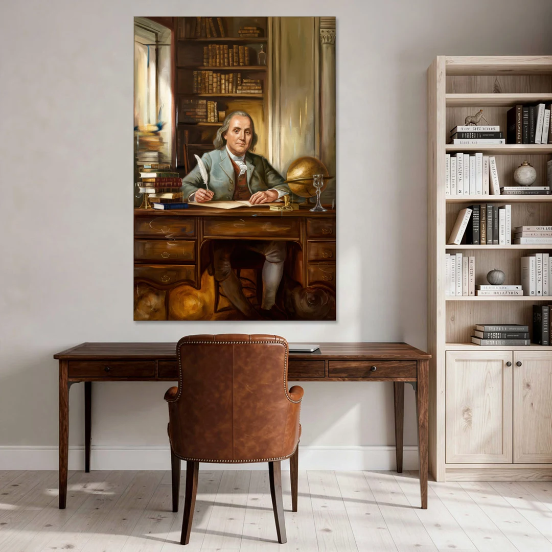 Franklin Timeless Elegance - Canvas Wall Art - Office - 40x60