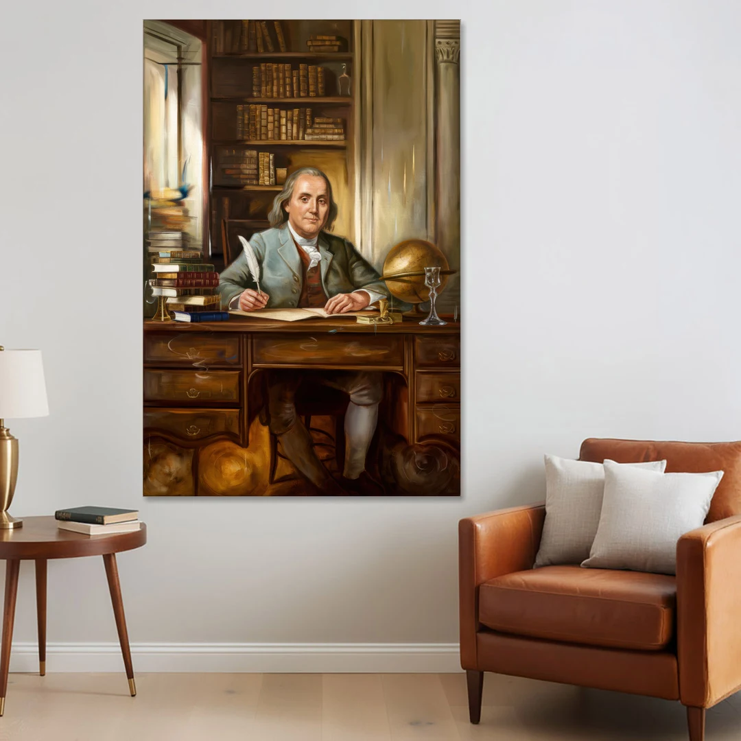 Franklin Timeless Elegance - Canvas Wall Art - Sofa - 40x60