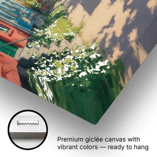 Freetown Christiania - Canvas Wall Art - Gallery Wrap Corner