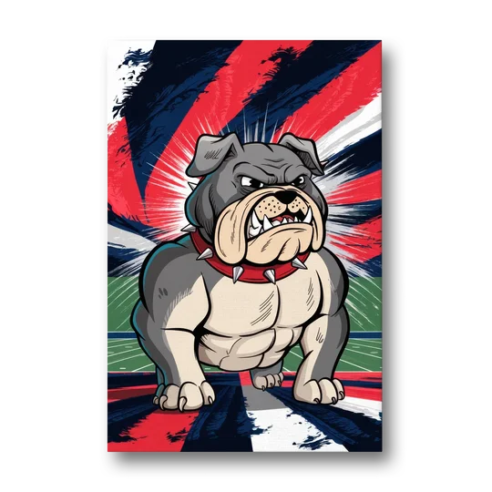 Fresno State Bulldogs Pride - Canvas Wall Art - Front