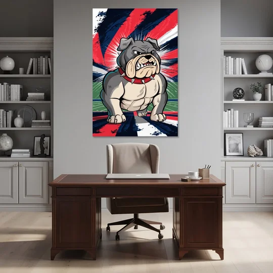Fresno State Bulldogs Pride - Canvas Wall Art - Office - 40x60