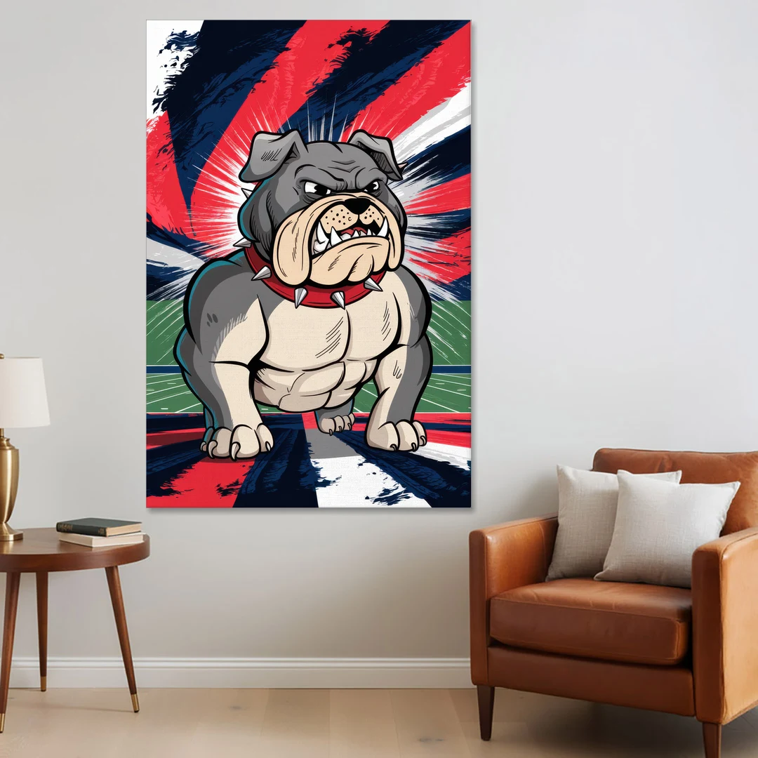 Fresno State Bulldogs Pride - Canvas Wall Art - Sofa - 40x60