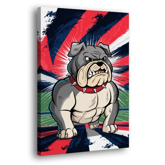 Fresno State Bulldogs Pride - Canvas Wall Art - Side