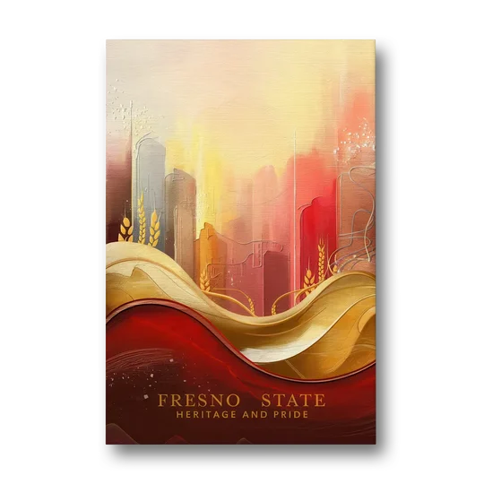 Fresno State Heritage and Pride - Canvas Wall Art - Front
