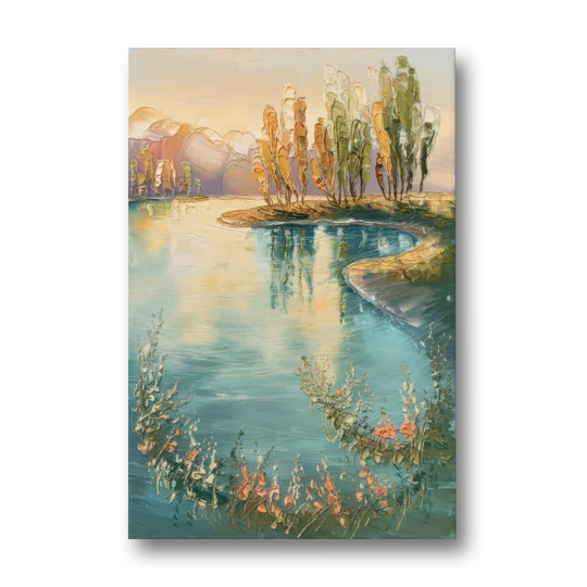 Garland Lakeside Serenity - Canvas Wall Art - Front