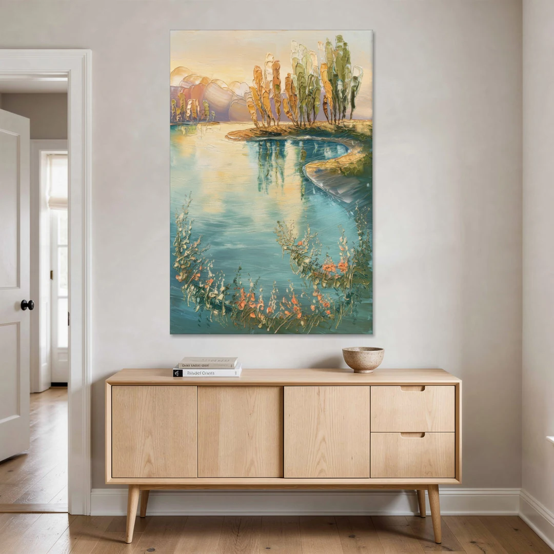 Garland Lakeside Serenity - Canvas Wall Art - Coffee Table - 40x60