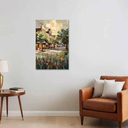 Garland Texas Pride - Canvas Wall Art - Sofa - 24x36