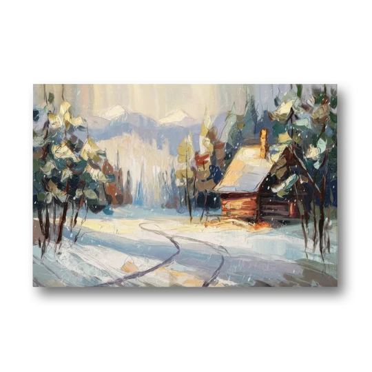 Gatlinburg Winter Wonderland - Canvas Wall Art - Front