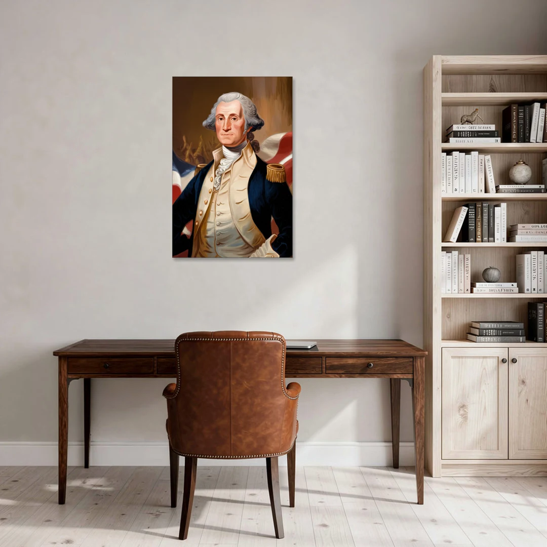 George Washington Legacy - Canvas Wall Art - Office - 24x36
