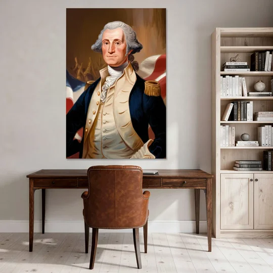 George Washington Legacy - Canvas Wall Art - Office - 40x60