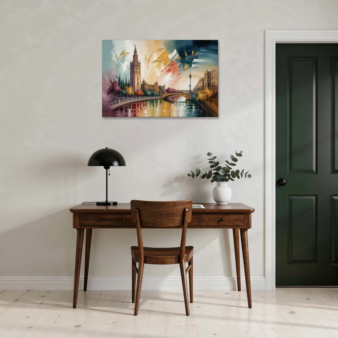 Giralda Grace - Canvas Wall Art - Office - 36x24