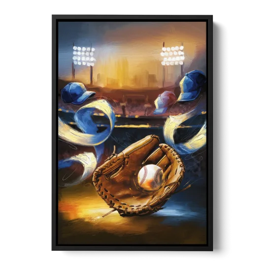 Glendale Brewers Fan Spirit - Black Framed Canvas Wall Art - Front