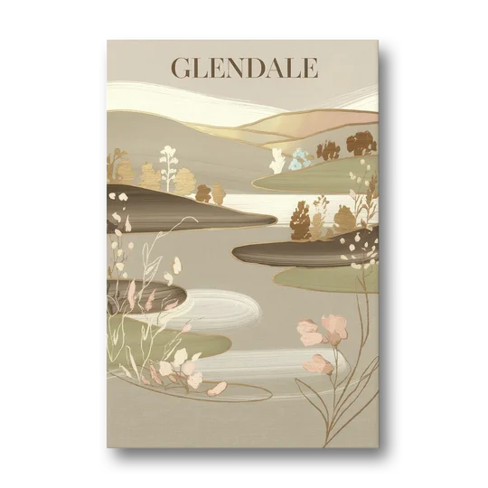 Glendale Rustic Elegance - Canvas Wall Art - Front