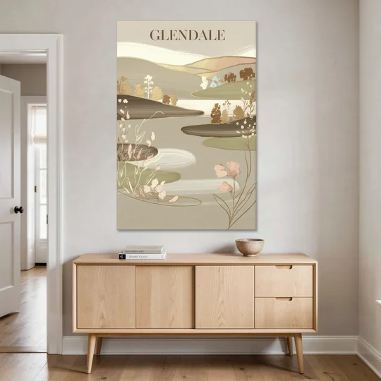 Glendale Rustic Elegance - Canvas Wall Art - Coffee Table - 40x60