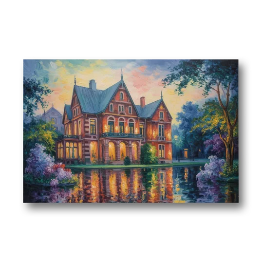 Goethe House Heritage - Canvas Wall Art - Front