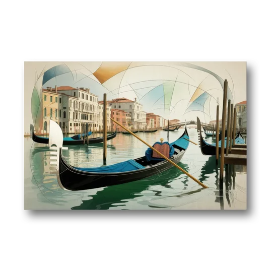 Gondola Dreams - Canvas Wall Art - Front